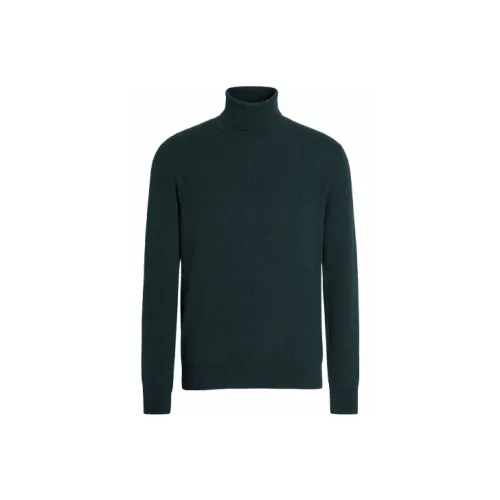 Ermenegildo Zegna Зеленый Мужской Кашемировые Свитера