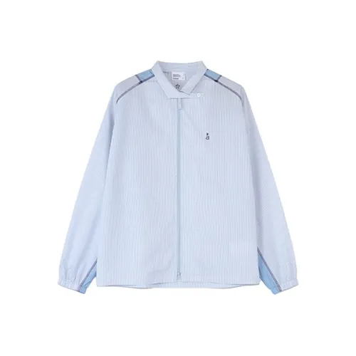 ROARINGWILD ARCH Синяя унисекс рубашка