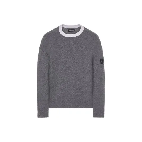 Stone Island Синие Серые Мужские Свитера