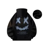 Черный (с флисовой подкладкой и утепленный)