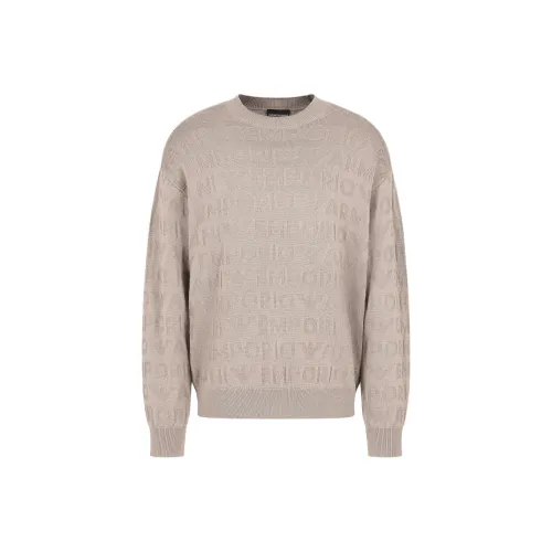 EMPORIO ARMANI Свитер Мужской Хаки