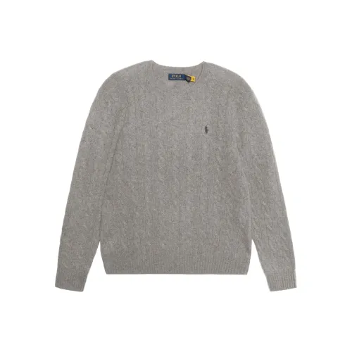 Polo Ralph Lauren SS23 Кашемир Свитер Мужской Фотиния Серый