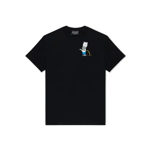 RIPNDIP совместная черная мужская футболка