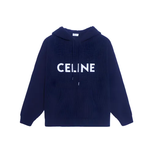 CELINE FW22 Свитер Мужской Темно-синий
