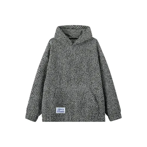 UPZCY Толстовка Куртка Унисекс Черный