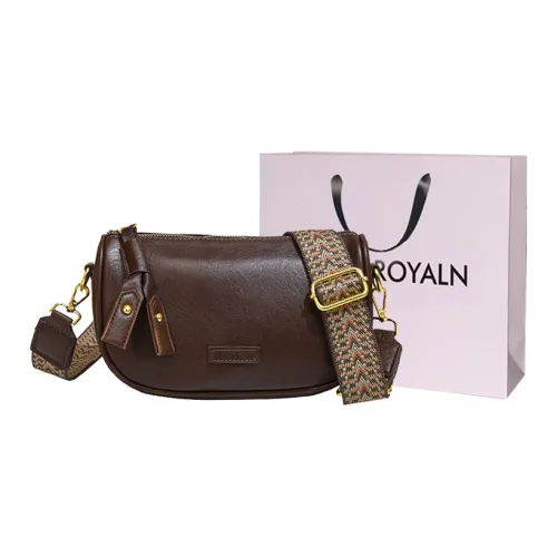 LOUIS ROYALN ПУ (полиуретан) Сумка через плечо Сумка на плечо Унисекс Черный Светло-коричневый Кофейный