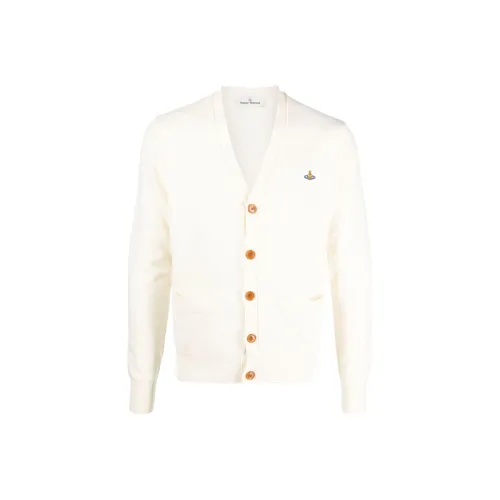 Vivienne Westwood SS23 Кашемировый свитер мужской белый