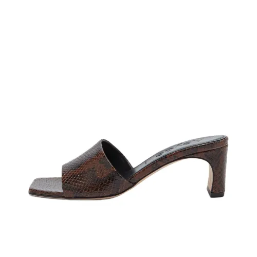 Aeyde Слипоны 5,5 см Женские Темно-коричневые
