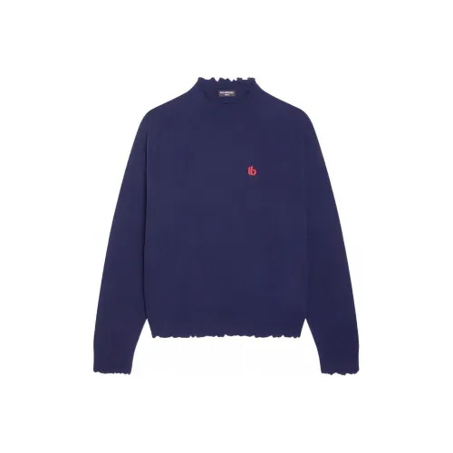 Balenciaga Мужские Синие Свитера
