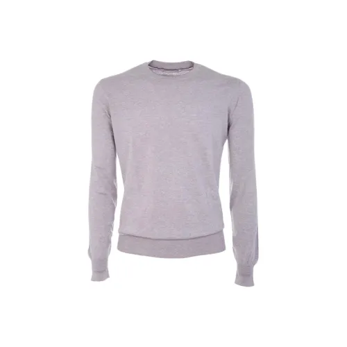 BRUNELLO CUCINELLI Розовый Серый Мужские Свитера