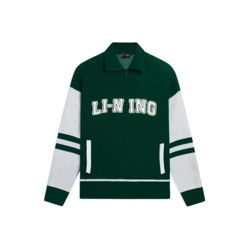LINING Sports Life Collection Свитер Унисекс Зеленый