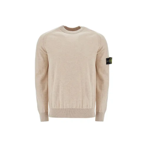 Stone Island Экрю Мужские Свитера