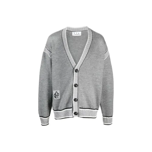 Off Белый FW21 Серый Мужской Трикотаж