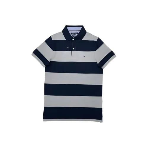 Tommy Hilfiger Polo Мужское Черное Серое