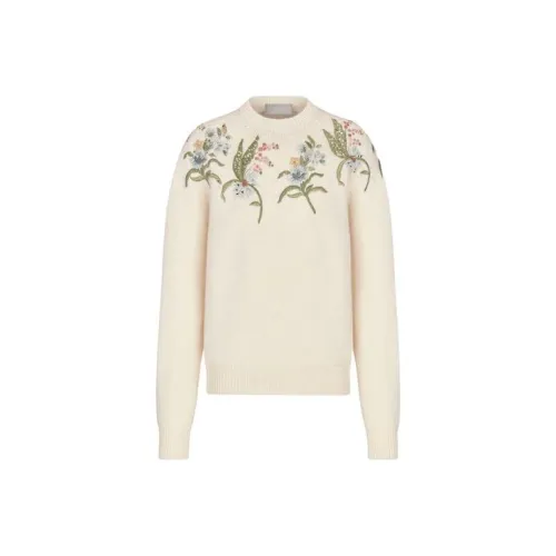 DIOR Экрю Мужские Свитера