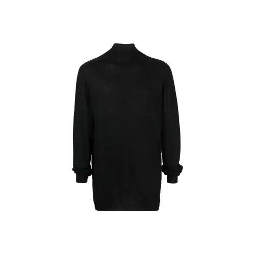 RICK OWENS совместный бренд Черные Мужские Кашемировые Свитера
