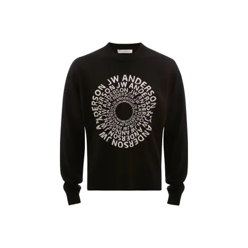 JW Anderson Черные Мужские Свитера