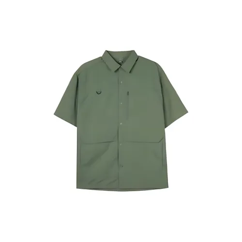 Tectop Рубашка Унисекс Оливково-зеленый