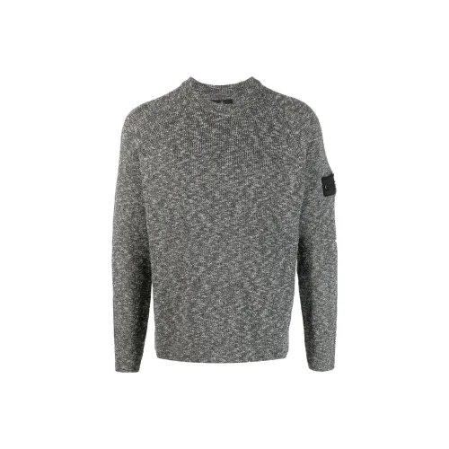 Stone Island Темно-серые Мужские Свитера