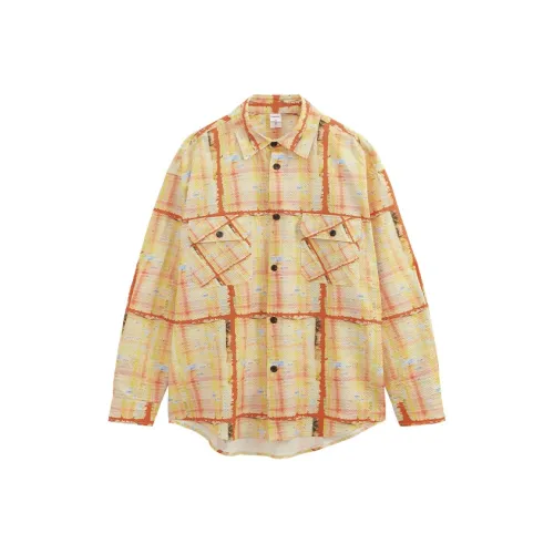 M MAICCO Рубашка Мужская Многоцветная Стеклянная Клетчатая