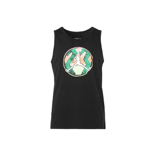 JORDAN Мужские майки черного цвета