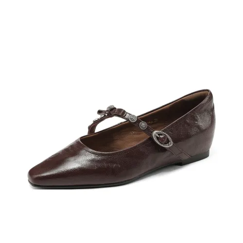 FMM Туфли Mary Jane с плоской подошвой 3,0 см женские