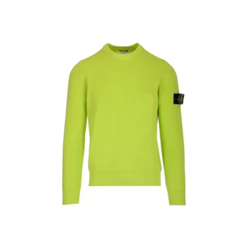 Stone Island Желтый Зеленый Мужские Свитера