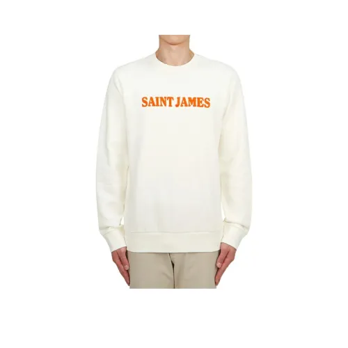 SAINT JAMES Толстовка Мужской Белый