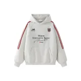 Белый, серый и красный с полосами, с флисовой подкладкой