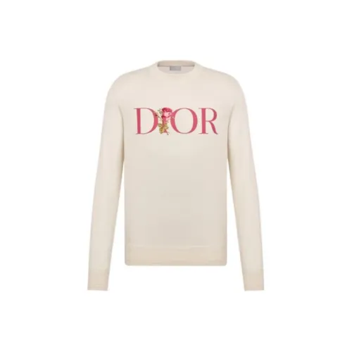 DIOR Quarterly New Products Белые Мужские Свитера