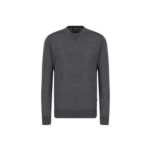 EMPORIO ARMANI Серые Мужские Свитера