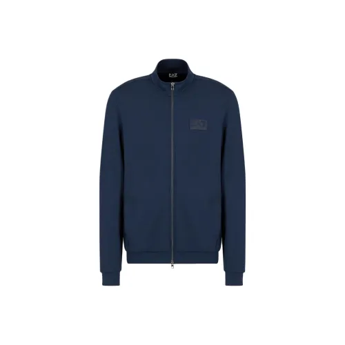 EMPORIO ARMANI EA7 FW24 Толстовка Мужской Темно-синий