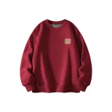 [Heavyweight Fleece-Lined] Бордовый (Теплый Коричневый Улыбка Логотип на груди)