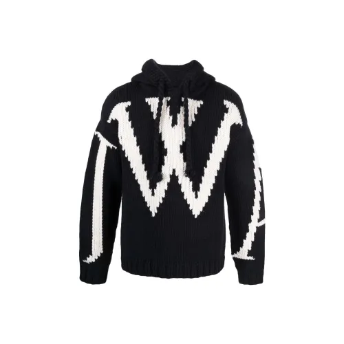 JW Anderson Темно-синие мужские свитеры