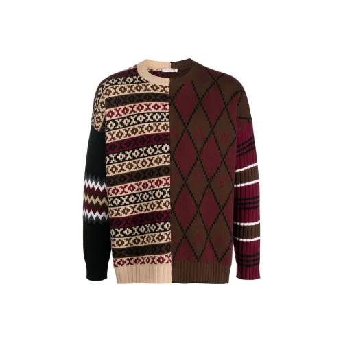 Valentino Кашемир Свитер Мужской Коричневый