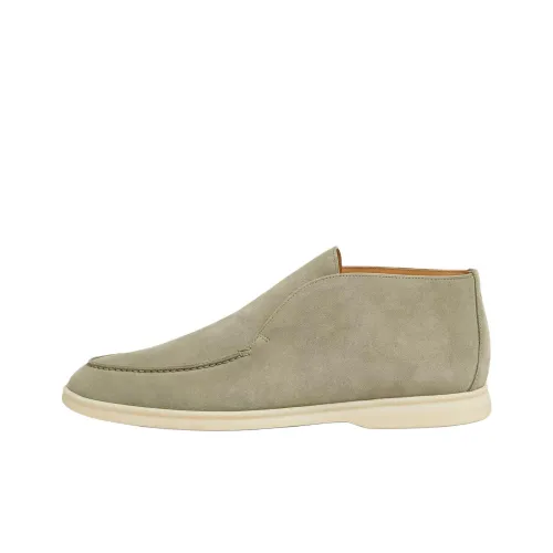 Loro Piana Open Walk Ботильоны Military Gray Мужской
