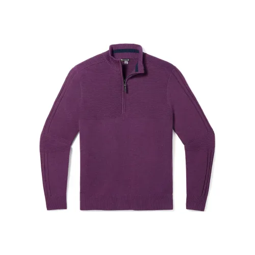 SMARTWOOL Свитер Мужской Фиолетовый Радужный Вереск Цветочный Дизайн