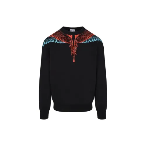 MARCELO BURLON Черные Мужские Свитера