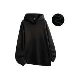 Черный с флисовой подкладкой и утолщением