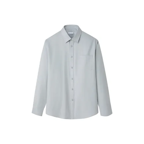 HLA Длинный рукав Повседневная рубашка Мужская