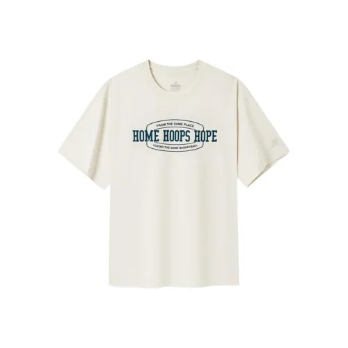 XTEP Basketball Collection Т-Рубашка Мужская Яркая Лунно-Белая