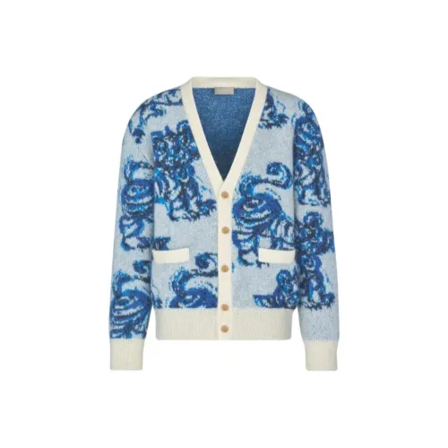 DIOR Quarterly New Products Синий Мужской Свитеры