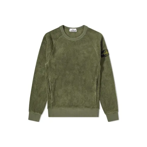 Stone Island Зеленые Мужские Свитера