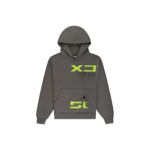 Sp5der FW24 Свитшот Унисекс Сланцево-Серый