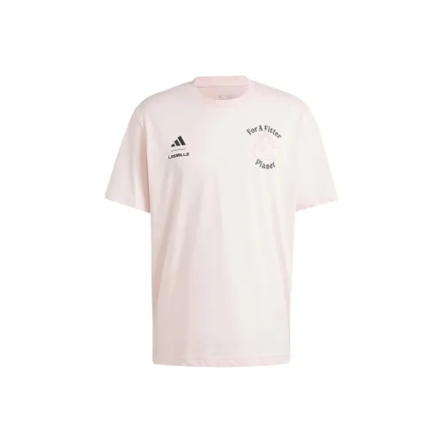 Adidas LES MILLS T-Shirt Мужской Розовый Белый