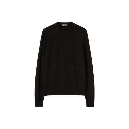 JIL SANDER JIL SANDER SS23 Resort Черные Мужские Свитера