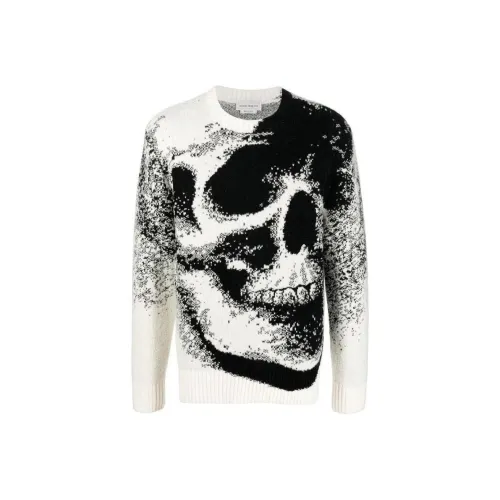 Alexander McQueen Черные Мужские Свитера