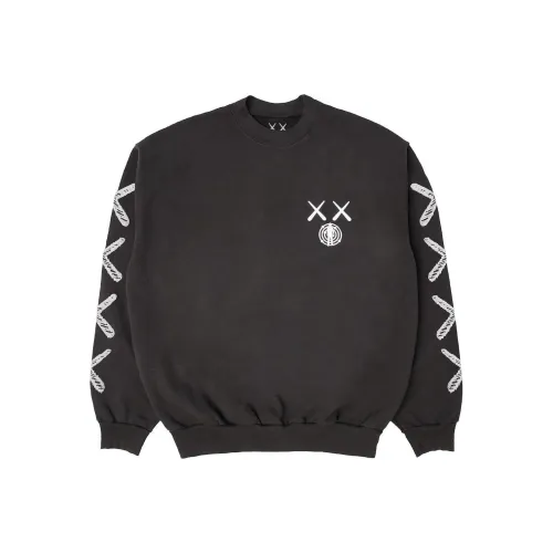 KAWS Черные Мужские Свитшоты