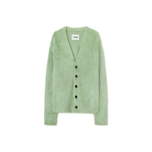 JIL SANDER Зеленый Мужской Свитера