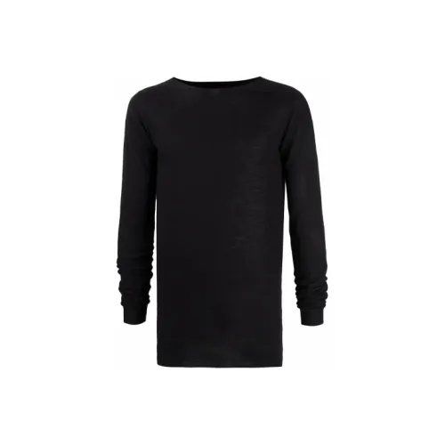 RICK OWENS совместный бренд Черные Мужские Кашемировые Свитера